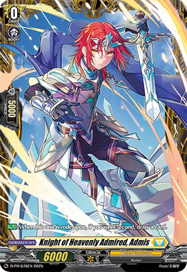 Knight of Heavenly Admired, Admis (D-PR/676EN) [D Promo Cards]