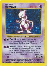 Mewtwo (10) [Base Set (Shadowless)]