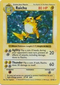 Raichu (14) [Base Set (Shadowless)]