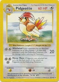 Pidgeotto (22) [Base Set (Shadowless)]