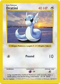 Dratini (26) [Base Set (Shadowless)]