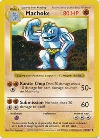 Machoke (34) [Base Set (Shadowless)]