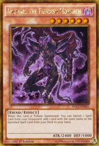 Angmarl the Fiendish Monarch [PGL3-EN001] Gold Secret Rare