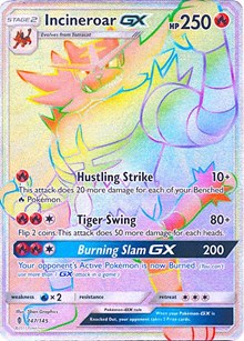 Incineroar GX (Secret) (147) [SM - Guardians Rising]