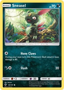 Sneasel (85) [SM - Burning Shadows]