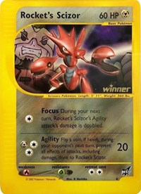 Rocket's Scizor (Winner) (4) [Best of Promos]