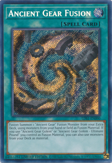 Ancient Gear Fusion [LDS1-EN090] Secret Rare