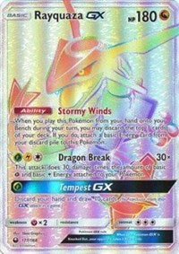 Rayquaza GX (Secret) (177) [SM - Celestial Storm]