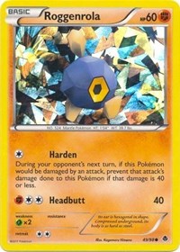Roggenrola (Cracked Ice Holo) - 49/98 Emerging Powers (49) [Blister Exclusives]