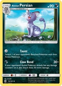 Alolan Persian (Cosmos Holo) - 79/149 Sun & Moon (79) [Blister Exclusives]