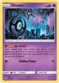 Unown (91) (91) [SM - Lost Thunder]