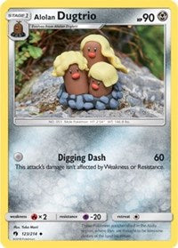 Alolan Dugtrio (123) [SM - Lost Thunder]