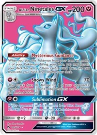 Alolan Ninetales GX (Full Art) (205) [SM - Lost Thunder]