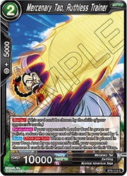 Mercenary Tao, Ruthless Trainer [BT6-112]