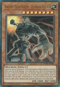 Ancient Gear Golem - Ultimate Pound [DUPO-EN054] Ultra Rare