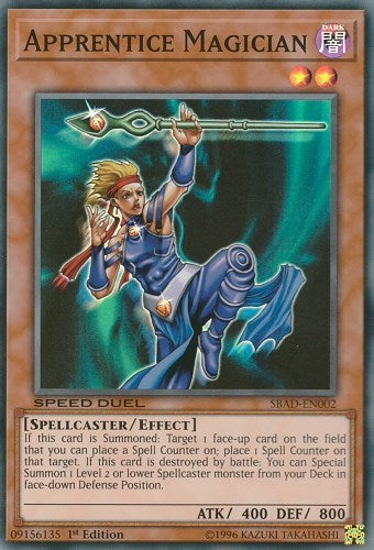 Apprentice Magician [SBAD-EN002] Super Rare