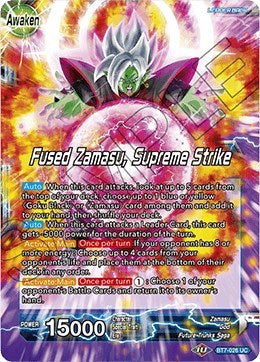 Goku Black & Zamasu // Fused Zamasu, Supreme Strike [BT7-026]