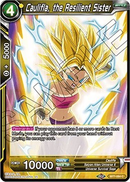Caulifla, the Resilient Sister [BT7-084]