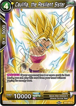 Caulifla, the Resilient Sister (Assault of the Saiyans) [BT7-084_PR]