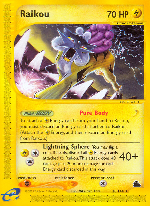 Raikou (28/144) [Skyridge]