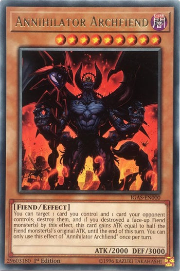 Annihilator Archfiend [IGAS-EN000] Rare