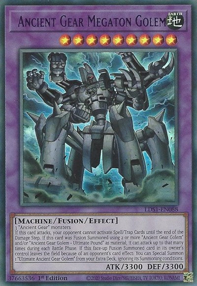 Ancient Gear Megaton Golem (Purple) [LDS1-EN088] Ultra Rare