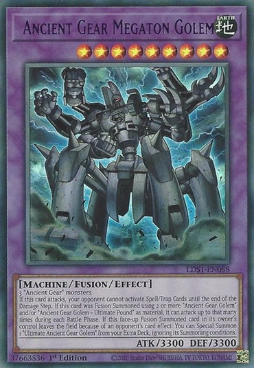 Ancient Gear Megaton Golem (Purple) [LDS1-EN088] Ultra Rare