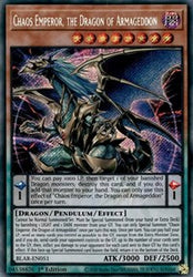 Chaos Emperor, the Dragon of Armageddon [BLAR-EN051] Secret Rare