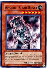 Ancient Gear Beast [SD10-EN013] Common