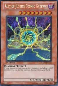 Ally of Justice Cosmic Gateway [HA02-EN022] Secret Rare