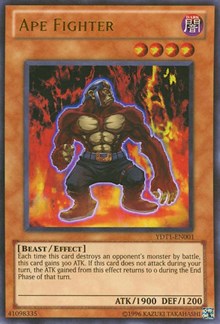 Ape Fighter (5D's Duel Transer) [YDT1-EN001] Ultra Rare