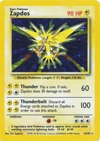 Zapdos (16) [Base Set]