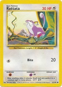 Rattata (61) [Base Set]