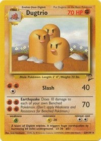 Dugtrio (23) [Base Set 2]