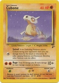 Cubone (70) [Base Set 2]