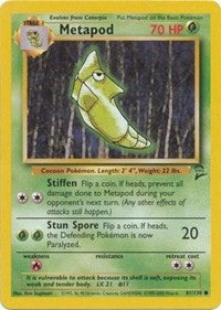 Metapod (81) [Base Set 2]