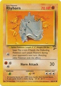 Rhyhorn (90) [Base Set 2]