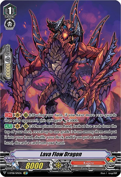 Lava Flow Dragon (V-BT08/SP11EN SP) [Silverdust Blaze]