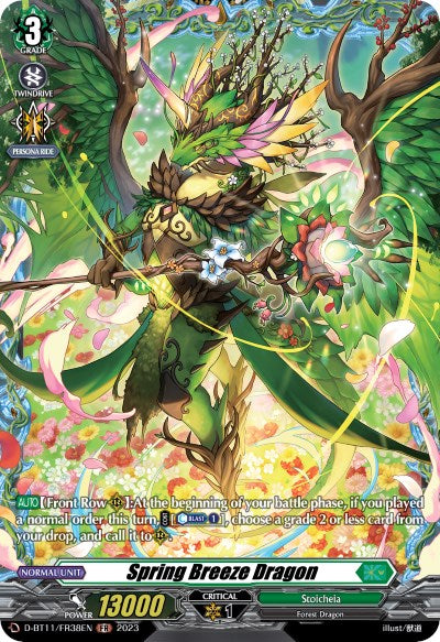 Spring Breeze Dragon (D-BT11/FR38EN) [Clash of Heroes]