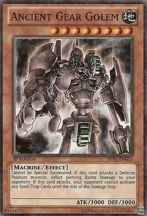 Ancient Gear Golem [BP01-EN011] Starfoil Rare