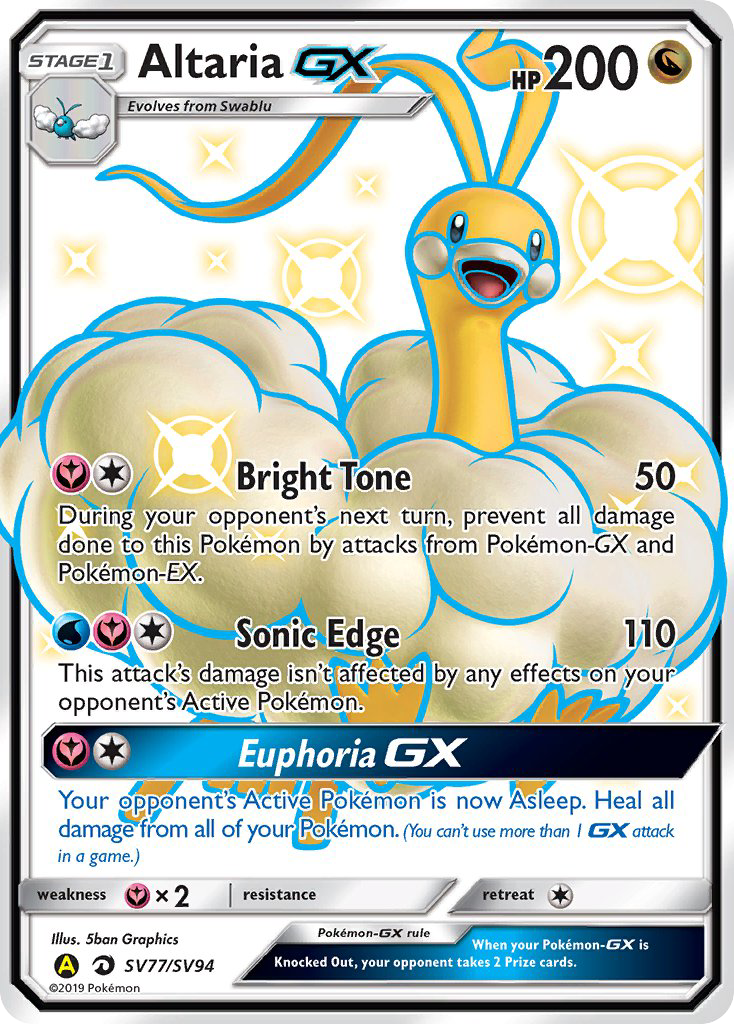 Altaria GX (SV77/SV94) [Sun & Moon: Hidden Fates - Shiny Vault]