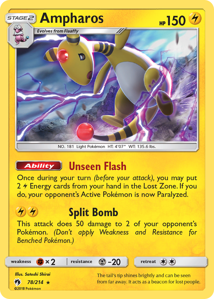 Ampharos (78/214) [Sun & Moon: Lost Thunder]