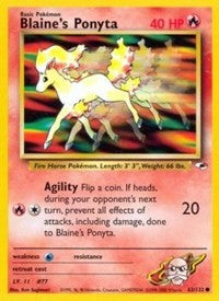 Blaine's Ponyta (63) [Gym Heroes]