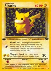 Pikachu (Misprint) (1) [WoTC Promo]