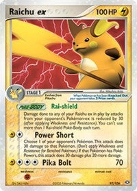 Raichu ex (97) [Emerald]