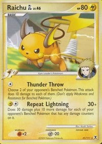 Raichu GL (31) [Rising Rivals]