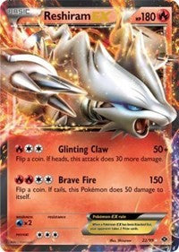 Reshiram EX (22) [Next Destinies]