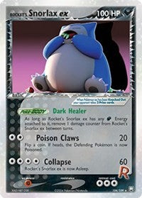 Rocket's Snorlax ex (104) [Team Rocket Returns]