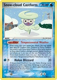 Snow-cloud Castform (29) [Delta Species]