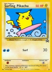 Surfing Pikachu (28) [WoTC Promo]